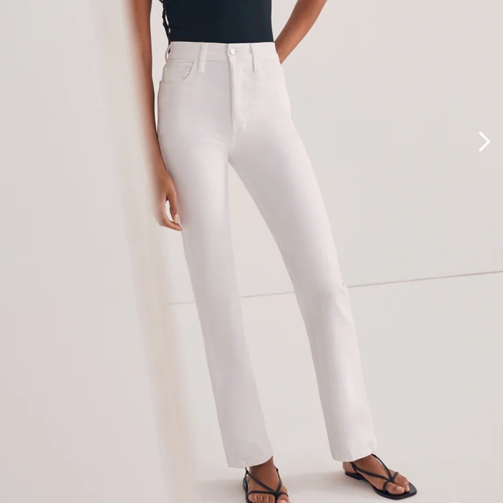 Favorite Daughter Vivi high rise white jeans